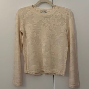 Club Monaco Floral Detail Sweater